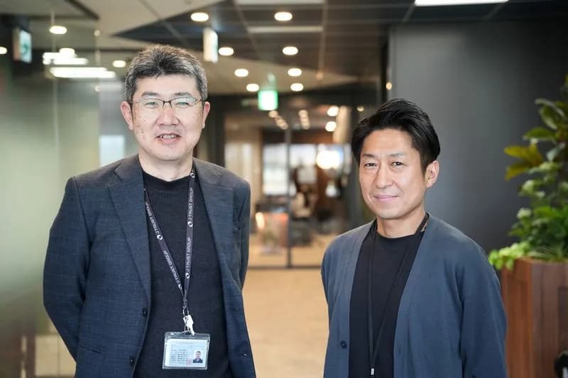 株式会社Jグランド 土井康司執行役員と増倉智広次長